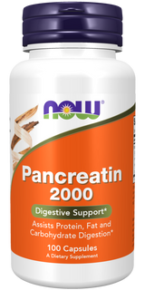 Now PANCREATIN 2000 (200mg 10X)  100 CAPS