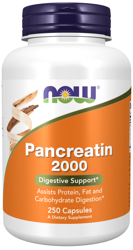 Now PANCREATIN 2000 (200mg 10X)  250 CAPS