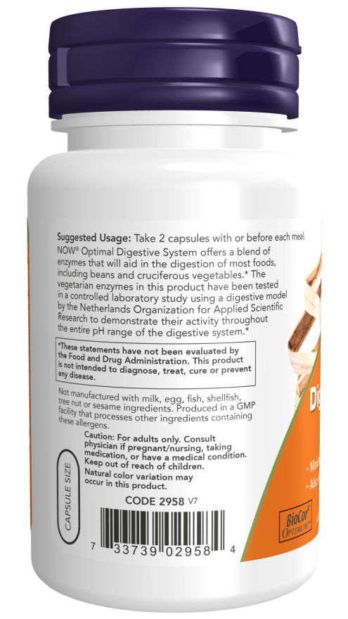 Now OPTIMAL DIGESTIVE SYSTEM   90 VCAPS