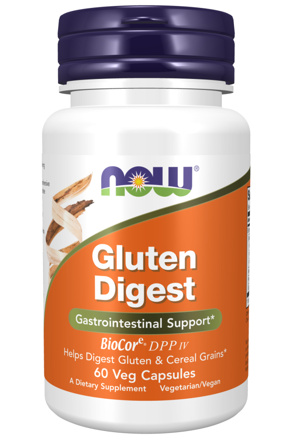 Now GLUTEN DIGEST ENZYMES 60 VCAPS