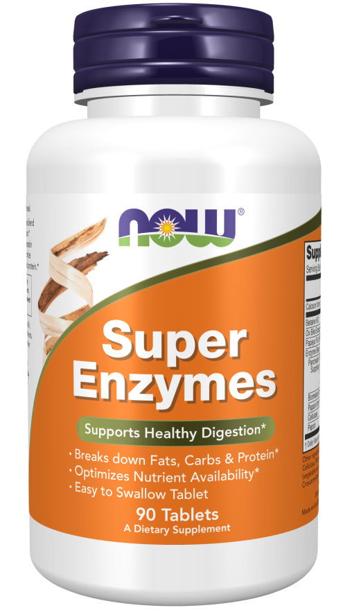 Now SUPER ENZYMES  90 TABS