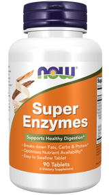 Now SUPER ENZYMES  90 TABS