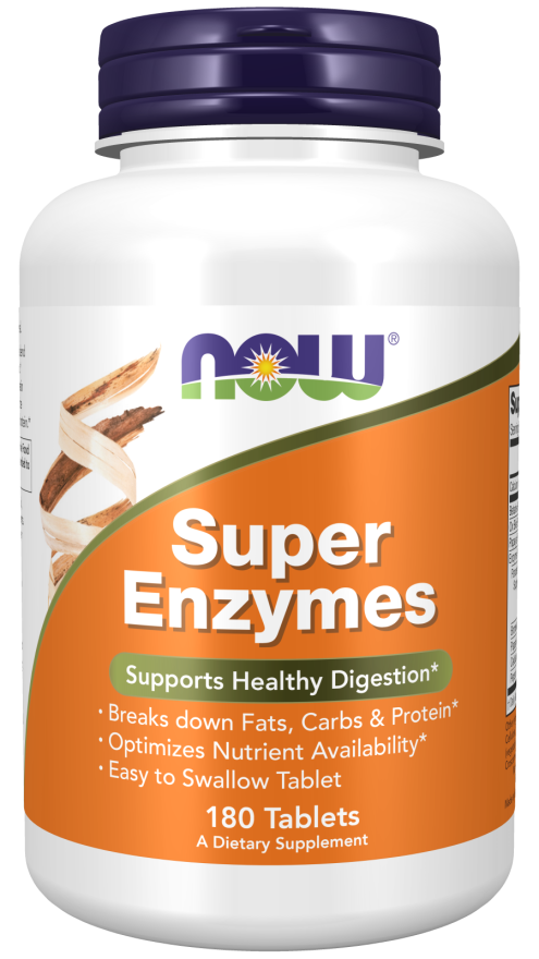 Now SUPER ENZYMES  180 TABS