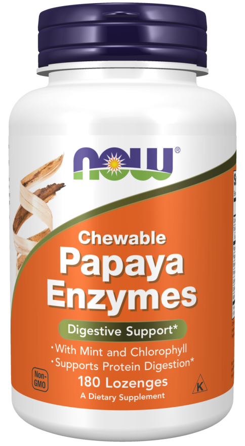 Now PAPAYA ENZYME CHEWABLE  180 TABS