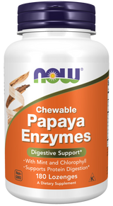 Now PAPAYA ENZYME CHEWABLE  180 TABS