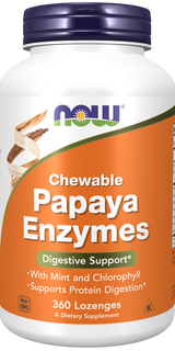 Now PAPAYA ENZYME CHEWABLE  360 TABS