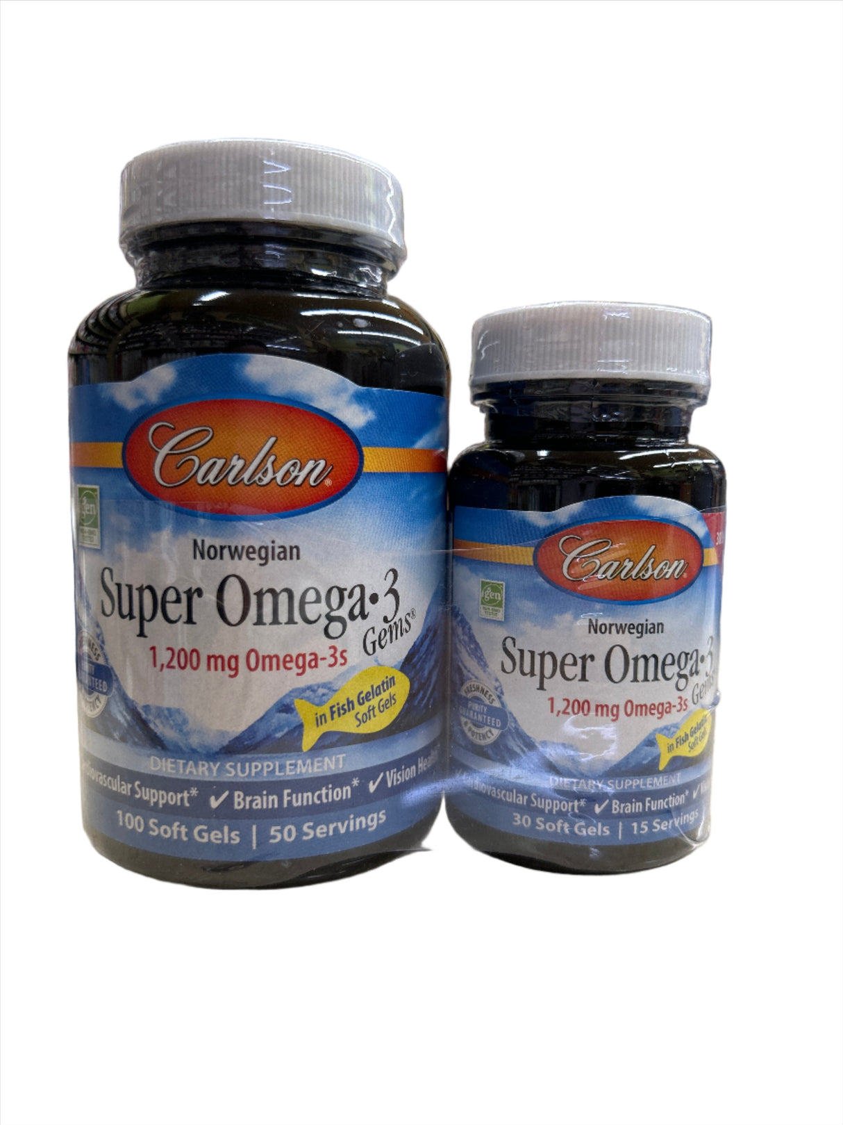 Super Omega-3 Gems 1200mg In Fish Gelatin Bonus Pack 100+30 Soft Gels