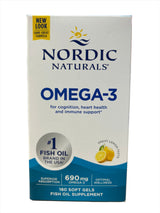 Omega-3 Fish Oil Lemon 60 Softgels