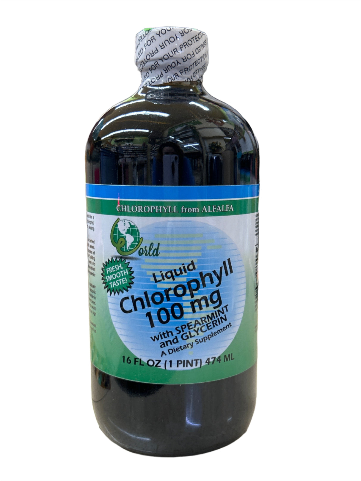 Liquid Chlorophyll Spearmint Flavor 100 mg 16 fl oz