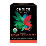 CHOICE ORGANIC TEAS English Breakfast 16 BAG