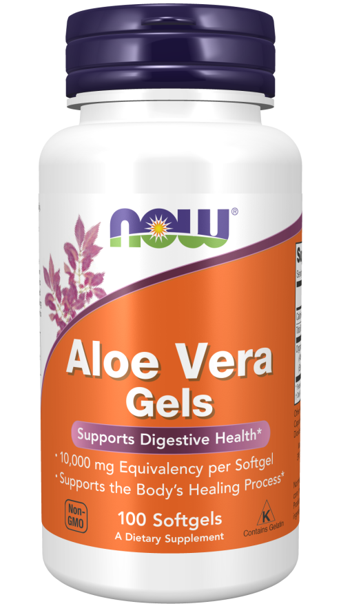 Now ALOE VERA SOFTGEL 10,000mg  100 SGELS