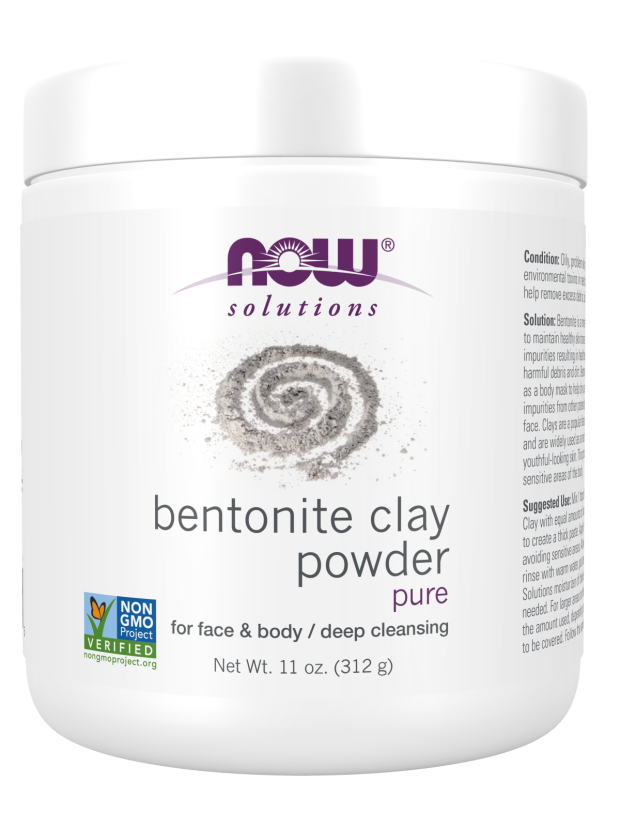 Now BENTONITE CLAY POWDER  11 OZ