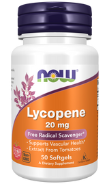 Now LYCOPENE 20 MG   50 SGELS