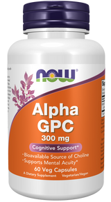 Now ALPHA GPC 300MG 60 VCAPS