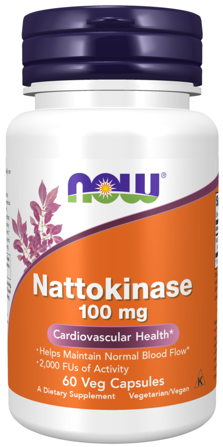 Now NATTOKINASE 100MG  60 VCAPS