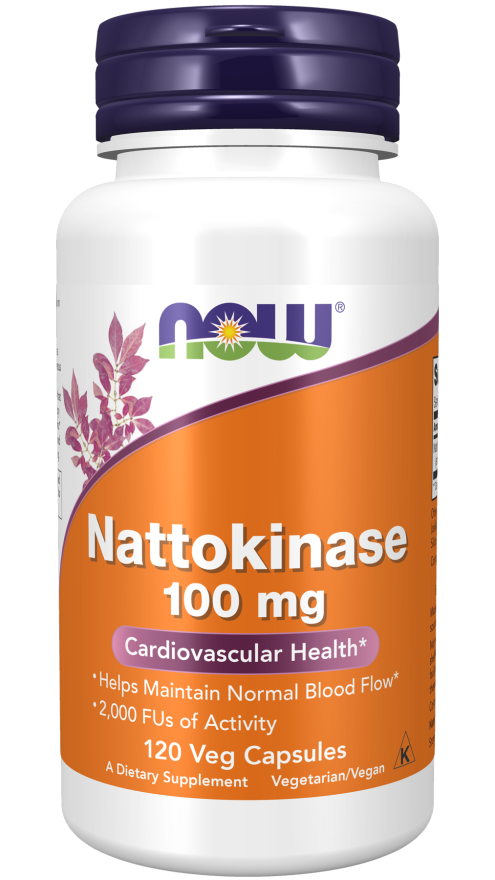 Now NATTOKINASE 100MG  120 VCAPS