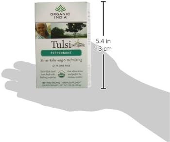 ORGANIC INDIA Tulsi Tea Peppermint 18 BAG