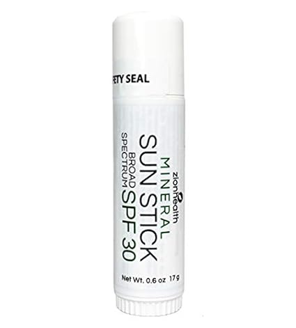 Zion Health Mineral Sunstick SPF 30 .6 oz