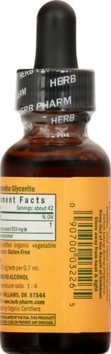 Herb Pharm ASHWAGANDHA ALCOHOL-FREE 1 oz