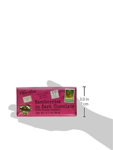 CHOCOLOVE Dark With Raspberries 3.1 OZ