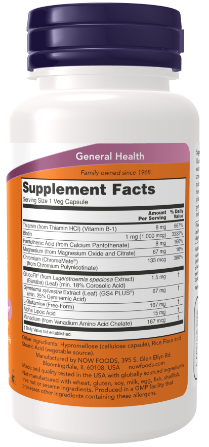 Now GLUCOSE METABOLISM SUPPORT  90 VCAPS