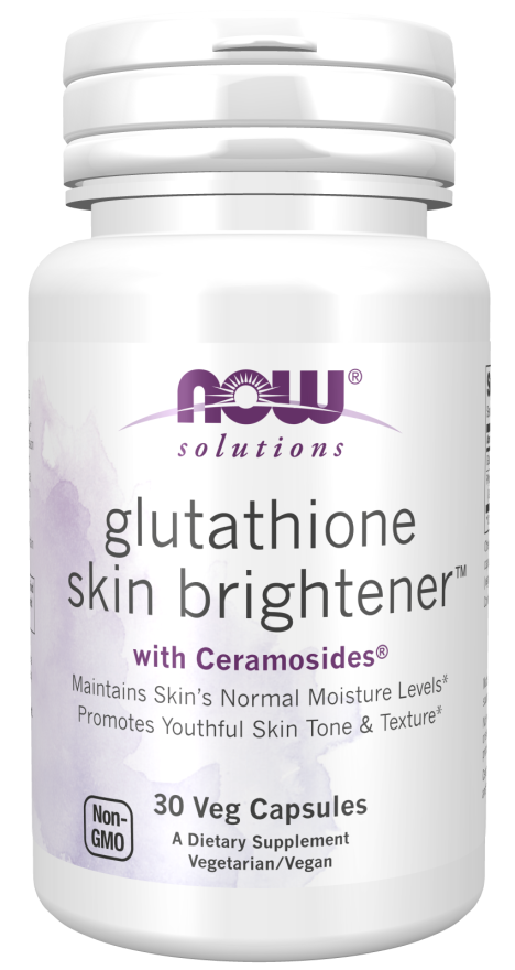 Now GLUTATHIONE SKIN BRIGHTENER W/ CERAMOSIDES  30 VCAPS