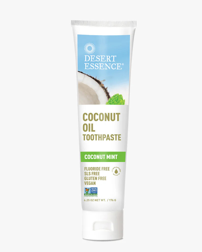 Desert Essence COCONUT OIL TOOTHPASTE 6 Liquid