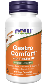 Now GASTRO COMFORT WITH PEPZIN GI  60 VCAPS