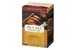 NUMI TEAS Turmeric Tea Three Roots 12 BAG