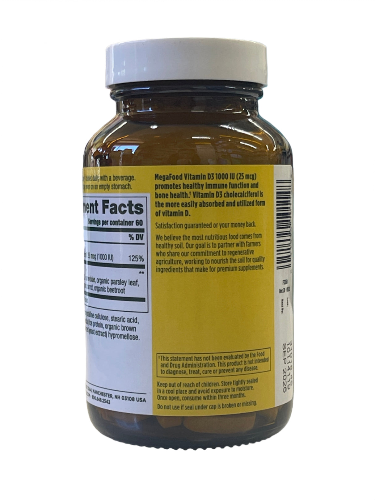 Vitamin D3 1000 IU (25 mcg)