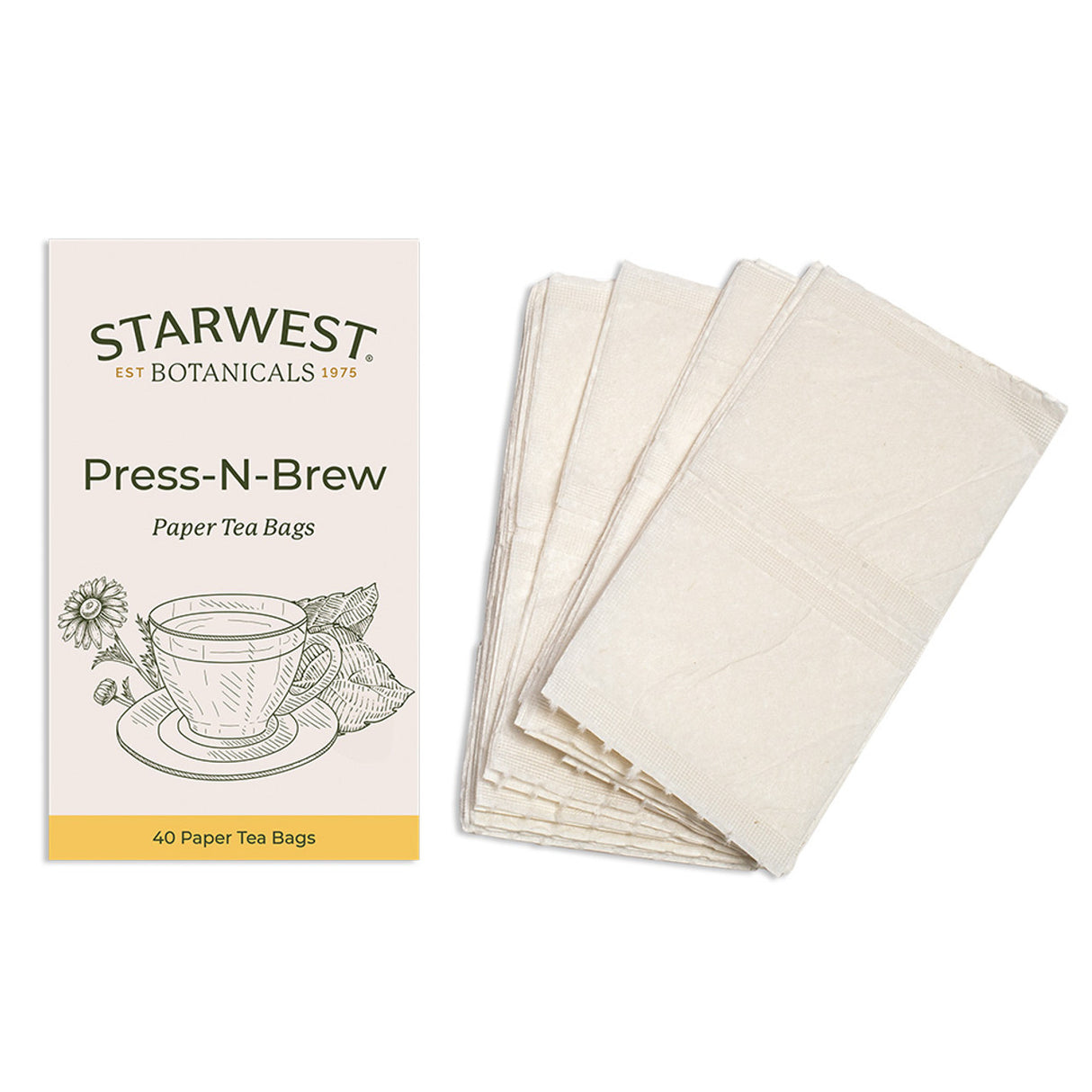 PRESS-N-BREW 2.5" X 2.5" 40/PK