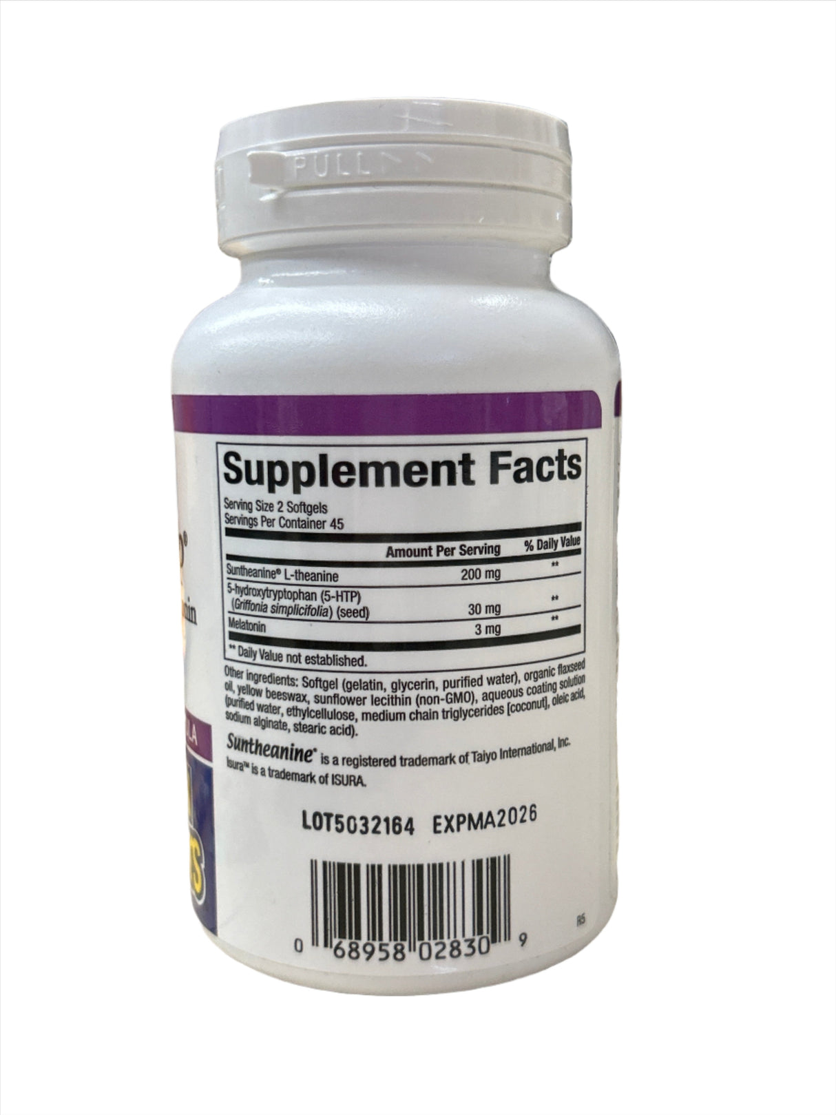 Tranquil Sleep 5-HTP, Suntheanine, & Melatonin Easy to Swallow 90 Enteric Coated Softgels