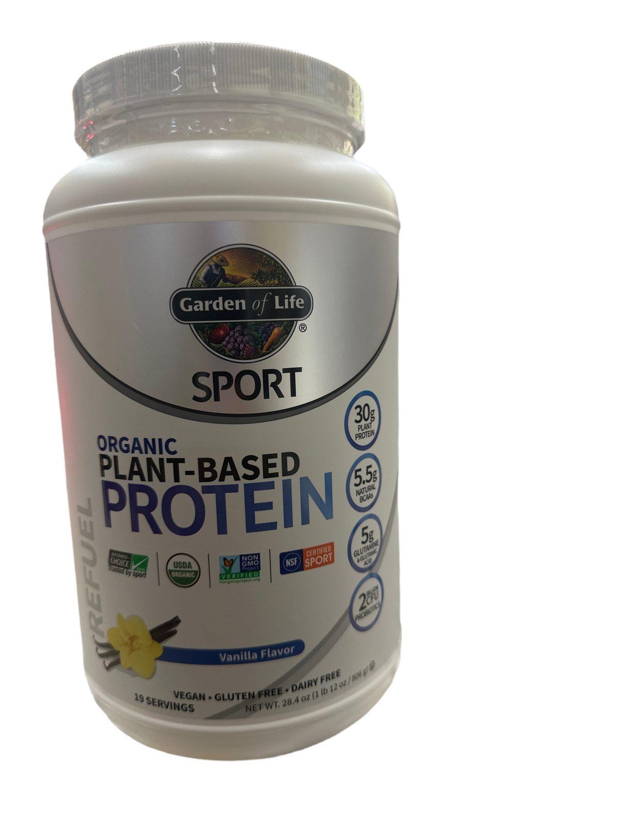 Garden of Life Sport Organic Plant-Based Protein Vanilla 806g POWDER