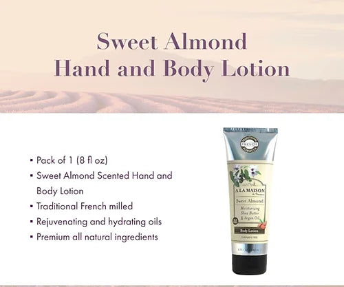 A La Maison Sweet Almond Hand & Body Lotion