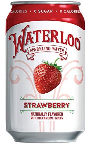 WATERLOO Strawberry Sparkling Water 3/8/12 OZ