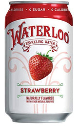 WATERLOO Strawberry Sparkling Water 3/8/12 OZ