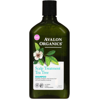 AVALON ORGANIC BOTANICALS SHAMPOO SCALP TREATMENT TEA TREE 11OZ