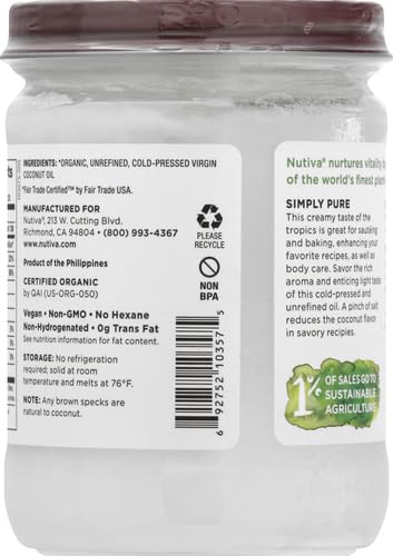 NUTIVA Extra Virgin 14 OZ