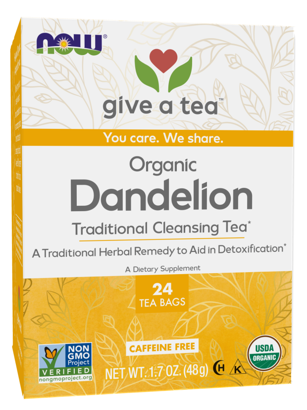 Now DANDELION ORGANIC TEA 24 BAGS