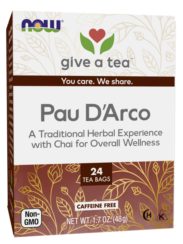 Now PAU D'ARCO TEA BAGS 24 BAGS