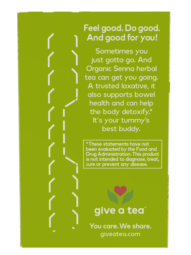 Now SENNA ORGANIC TEA BAGS  24 BAGS