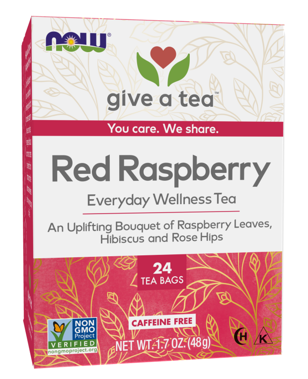 Now RED RASPBERRY TEA  24 BAGS