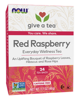 Now RED RASPBERRY TEA  24 BAGS