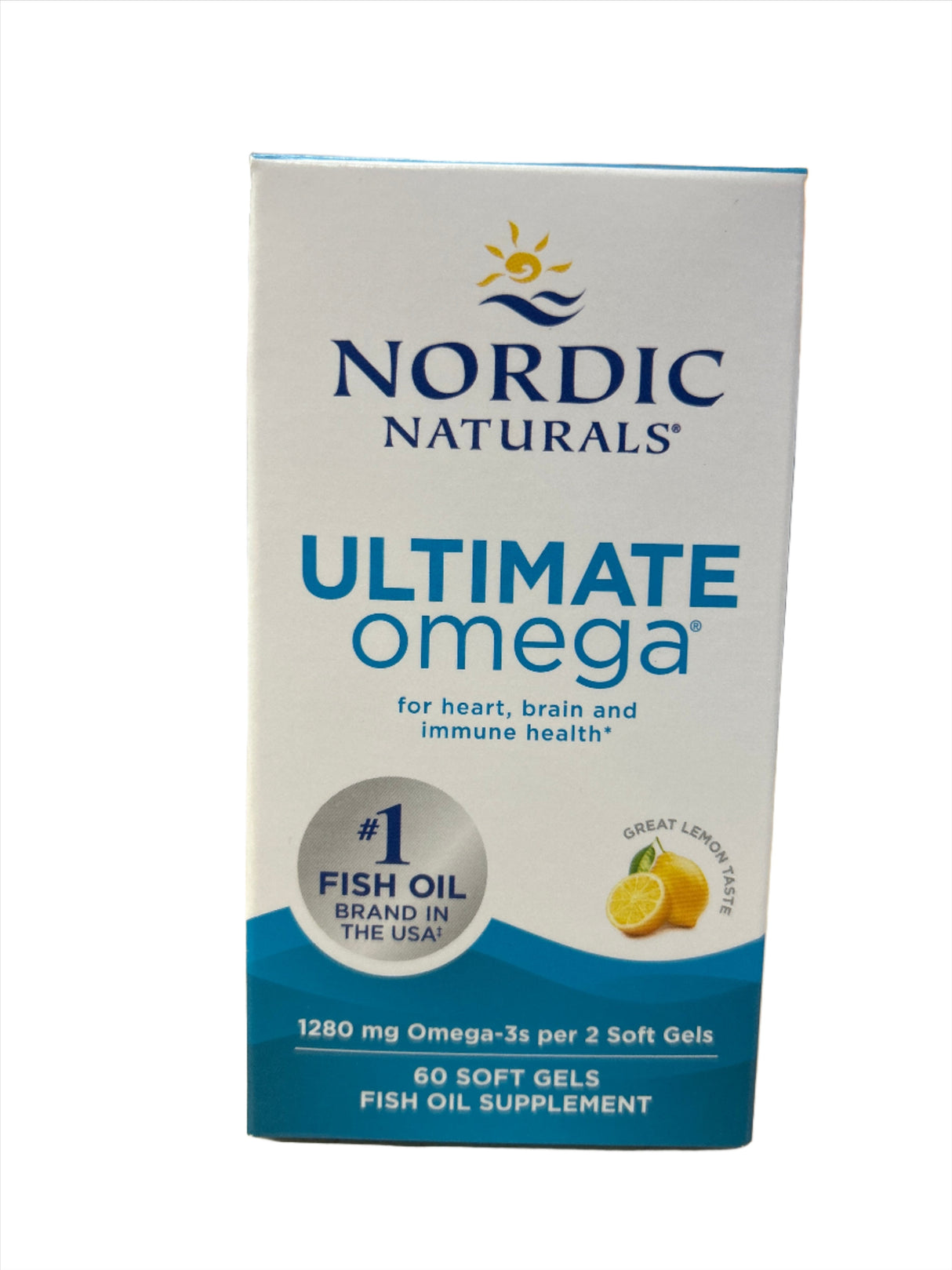 Ultimate Omega 1280mg Lemon 60 Soft Gels