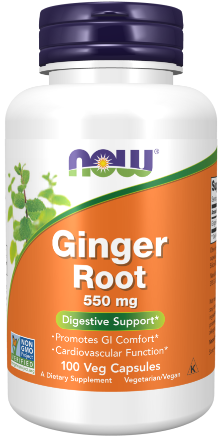 Now GINGER ROOT 550mg  100 VCAPS