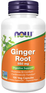 Now GINGER ROOT 550mg  100 VCAPS