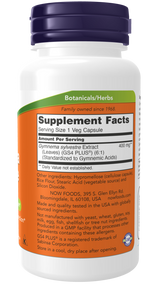 Now GYMNEMA SYLVESTRE 400mg  90 VCAPS