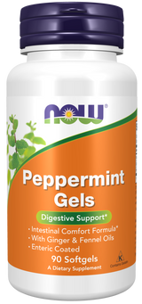 Now PEPPERMINT GELS  90 SGELS ENTRIC