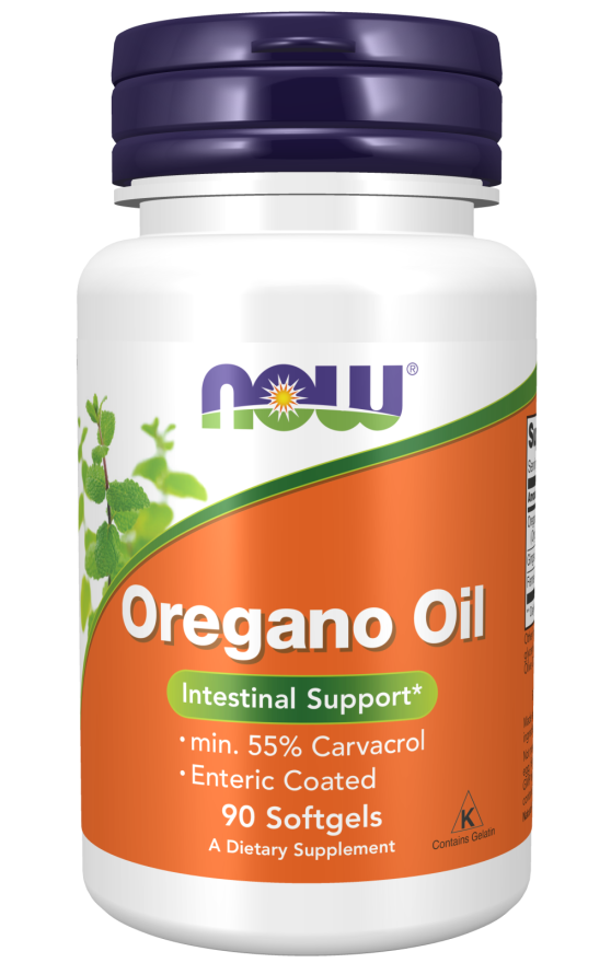 Now OREGANO OIL ENTERIC 90 SGELS