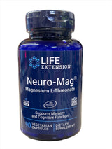 Neuro-Mag Magnesium L-Threonate 90 Vegetarian Capsules